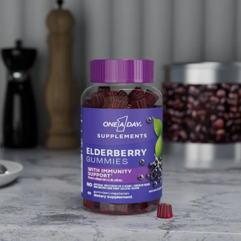 One A Day Elderberry Gummies Lifestyle